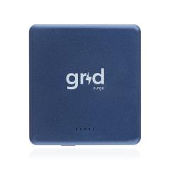 Batería portátil inalámbrica Grid Surge 5000mAh, 18W, color azul en Guatemala, ideal para cargar tu dispositivo de manera inalámbrica o con cable USB-C.