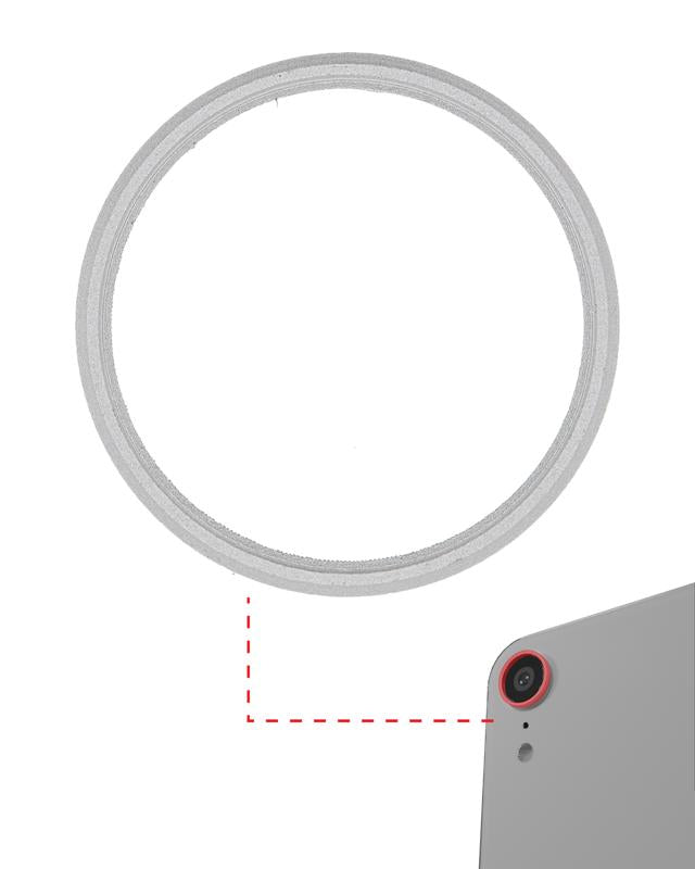 Aro del bisel de camara trasera para iPhone XR (Blanco) (Paquete de 10)