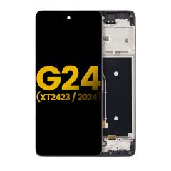 Reparación de pantalla LCD con marco para Motorola Moto G24 / G24 Power en Guatemala.