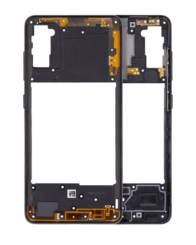 Reparación de Samsung Galaxy A41 en Guatemala: Marco medio compatible (Aftermarket Plus) en color Prism Crush Black.