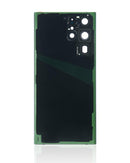 Tapa trasera con lente de camara para Samsung Galaxy S22 Ultra original (Verde)