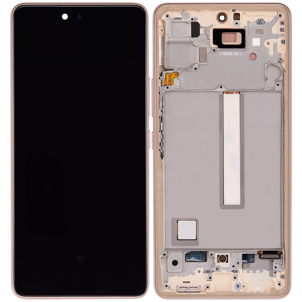 Pantalla OLED para Samsung Galaxy A53 / A53 5G con marco color peach