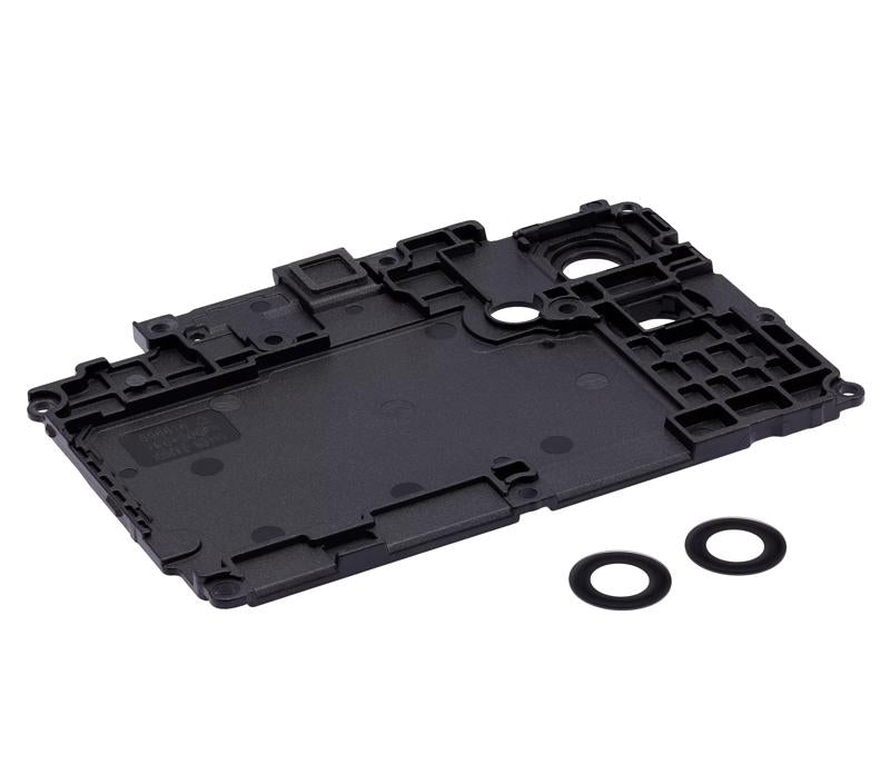 Lente de camara trasera con soporte para Samsung Galaxy A04 (A045 / 2022) (Negro)