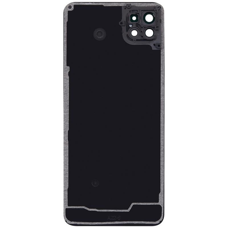 Tapa trasera con lente de camara para Samsung Galaxy A22 5G (Negro)