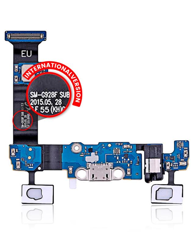 Reparación de puerto de carga flex cable para Samsung Galaxy S6 Edge Plus en Guatemala, mayorista de componentes Samsung.