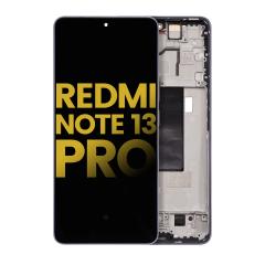 Repuesto de pantalla OLED con marco para Xiaomi Redmi Note 13 Pro 5G reacondicionado en Guatemala.