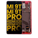 Pantalla OLED con Marco para Xiaomi Mi 9T / 9T Pro / K20 / K20 Pro (Reacondicionada) (Rojo Llama)