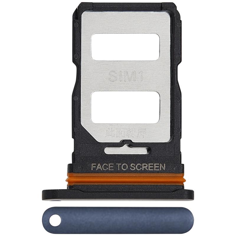 Bandeja de tarjeta SIM compatible para Xiaomi 13 Lite (Negro)