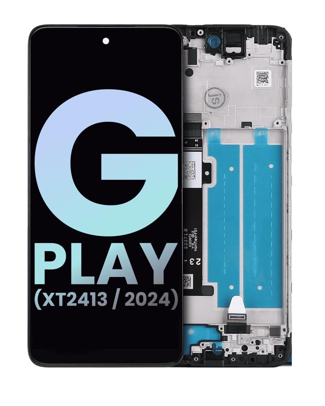 Reparación de pantalla original de Motorola Moto G Play XT2413 2024 en Guatemala, garantizada por mayoristas con etiqueta de reserva.