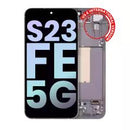 Pantalla OLED con marco para Samsung Galaxy S23 FE 5G disponible en Guatemala para reparaciones en talleres de confianza.