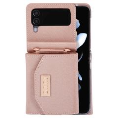 Protege tu Samsung Galaxy Z Flip4 con estilo con el estuche para tarjetas Ruva Muse rosa 01 en Guatemala.