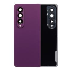 Tapa trasera de cristal con lente de cámara para Samsung Galaxy Z Fold 4, color borgoña, disponible en Guatemala para reparaciones y mantenimiento.