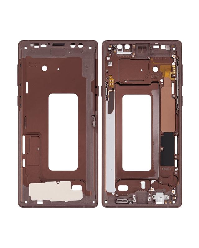 Encuentra la carcasa intermedia original en color Copper para Samsung Galaxy Note 9 en Guatemala.