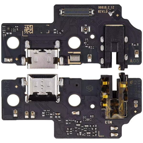 Reparación de puerto de carga con conector de audífonos para Samsung Galaxy A05 en Guatemala.