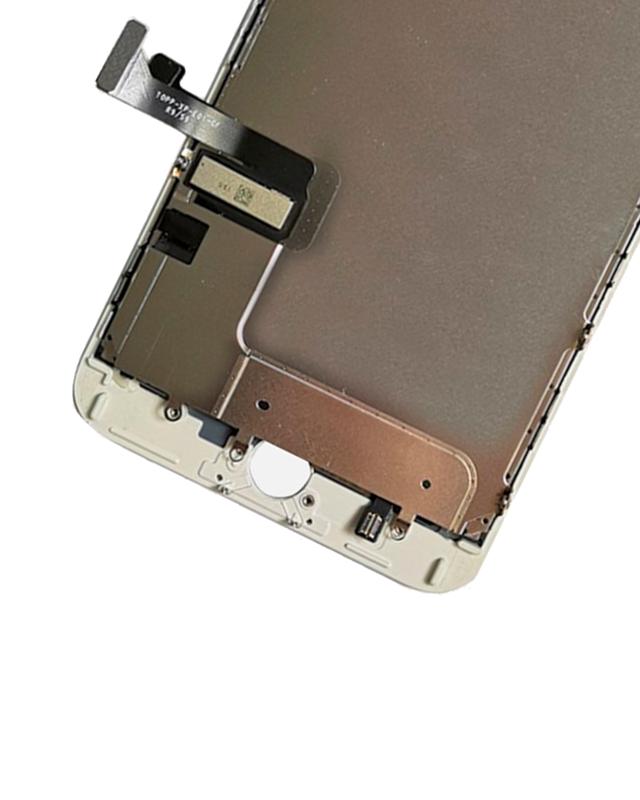 Pantalla LCD para iPhone 7 Plus con placa de metal (Blanco)