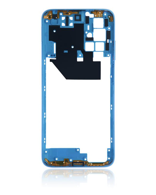 Reemplazo de carcasa central para Xiaomi Redmi 10 en Guatemala, color Sea Blue, con partes originales y garantía incluida.