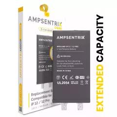 Compre una batería para iPhone 12 / 12 Pro en Guatemala con Núcleo AmpSentrix Extendido y servicio de soldadura puntual en un taller de reparaciones autorizado.