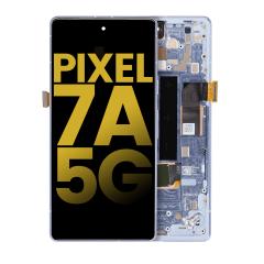 Compra una pantalla OLED remanufacturada con sensor de huellas digitales para Google Pixel 7a 5G en Guatemala.