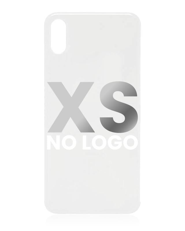 Tapa trasera para iPhone XS (Sin logo) (Plata)