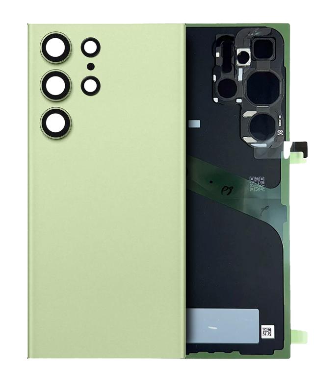 Tapa trasera con lente de camara para Samsung Galaxy S24 Ultra 5G (Verde Titanio)