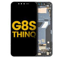 Pantalla OLED con marco para LG G8S ThinQ (Reacondicionado) (Negro Espejo)