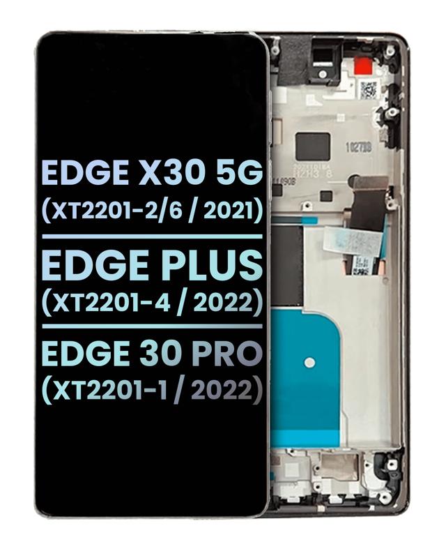 Reparación de pantalla con marco para Motorola Moto Edge Plus / Edge 30 Pro / Edge X30 en Guatemala.