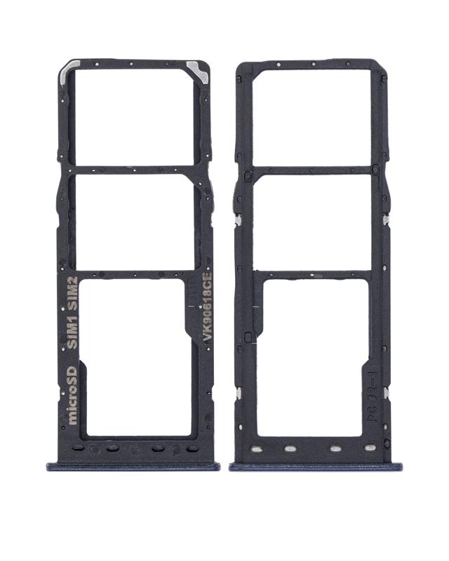 Bandeja para doble tarjeta SIM para Samsung Galaxy A10 (A105 / 2019) (Negro)