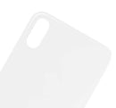 Tapa trasera para iPhone XS (Sin logo) (Plata)