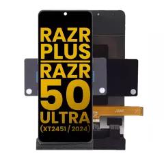 Pantalla OLED para Motorola Razr Plus / Razr 50 Ultra (XT2451 / 2024) (OEM original) (Peach Fuzz)