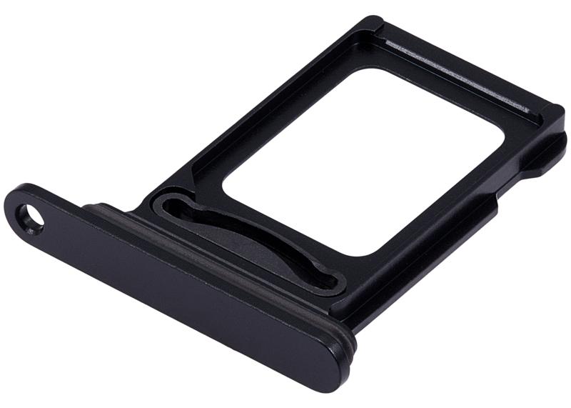 Bandeja para doble tarjeta SIM para iPhone 15 / 15 Plus (Negro)