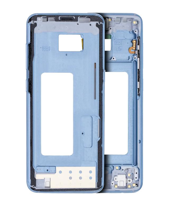 Reparación de Samsung Galaxy S8 en Guatemala - Marco intermedio en color Coral Blue para reparar el celular.