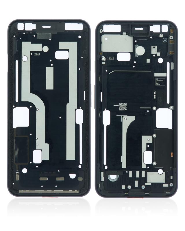 Encuentra el marco medio compatible para Google Pixel 4 con botón de encendido blanco claro en Guatemala.