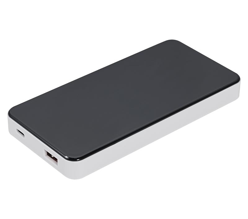 Encuentra la mejor batería Power Bank de 10000mAh en Guatemala en color blanco con puerto USB-A/USB-C en Wired Grid Pylon.