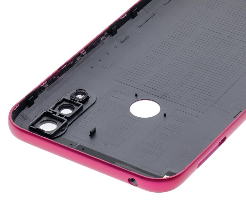 Encuentra la tapa trasera rosa compatible para tu Motorola Moto E6i (XT2053-5 / 2021) en Guatemala con instructivos de reparación y mayorista disponible.