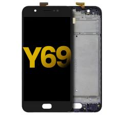 Reparación de pantalla LCD con marco para Vivo Y69 en Guatemala.