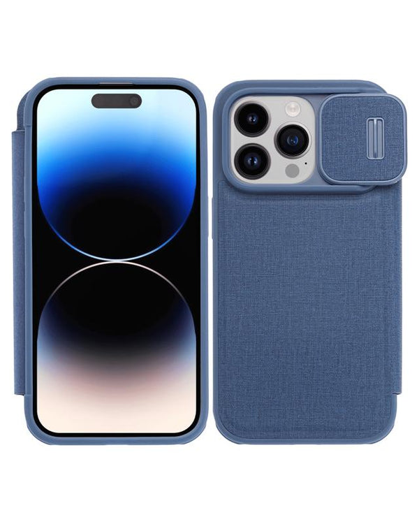 Protege tu iPhone 14 Pro con la Funda Armadillo Komodo en color azul, disponible en Guatemala.