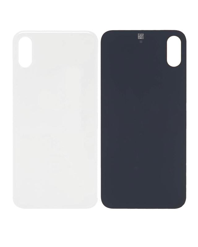 Tapa trasera para iPhone XS (Sin logo) (Plata)