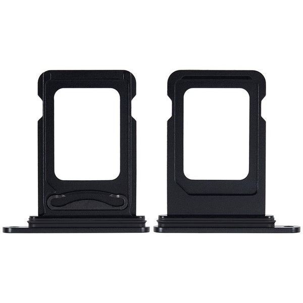 Bandeja para doble tarjeta SIM para iPhone 15 / 15 Plus (Negro)