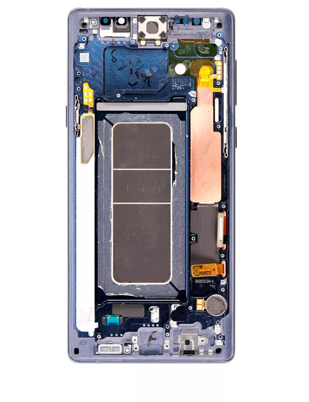 Pantalla OLED para Samsung Galaxy Note 9 con marco (Original) (Azul Oceano)