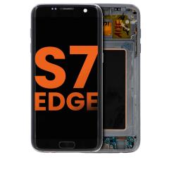 Encuentra la pantalla OLED con marco para Samsung Galaxy S7 Edge en Guatemala para reparaciones en talleres especializados.