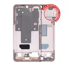 Encuentra el marco medio de carcasa para Samsung Galaxy S22 5G en Guatemala, rosa oro, en versión US e internacional.