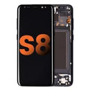 Reparación de pantalla OLED con marco para Samsung Galaxy S8 en Guatemala.