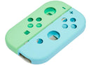 Encuentra la mejor carcasa compatible para control Joy Con Nintendo Switch en Guatemala en nuestra tienda mayorista, disponible en verde y azul.