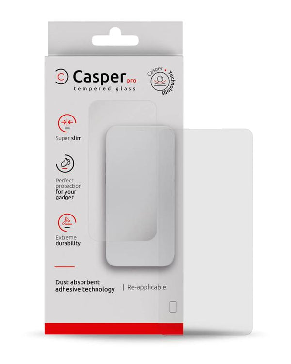 Protector de pantalla de vidrio templado Casper Pro para Samsung Galaxy A56 5G en Guatemala, disponible en empaque al por menor.