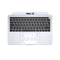 Carcasa superior con teclado para MacBook Pro 13" con Touch Bar (A1706 / Fin 2016 / Mediados 2017) (Teclado francés) (Plata)