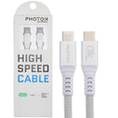 Encuentra el Cable de carga Photon Lorentz de 6.5 pies USB-C a USB-C Thunderbolt 4/USB4 en Guatemala, ideal para tu dispositivo electrónico.