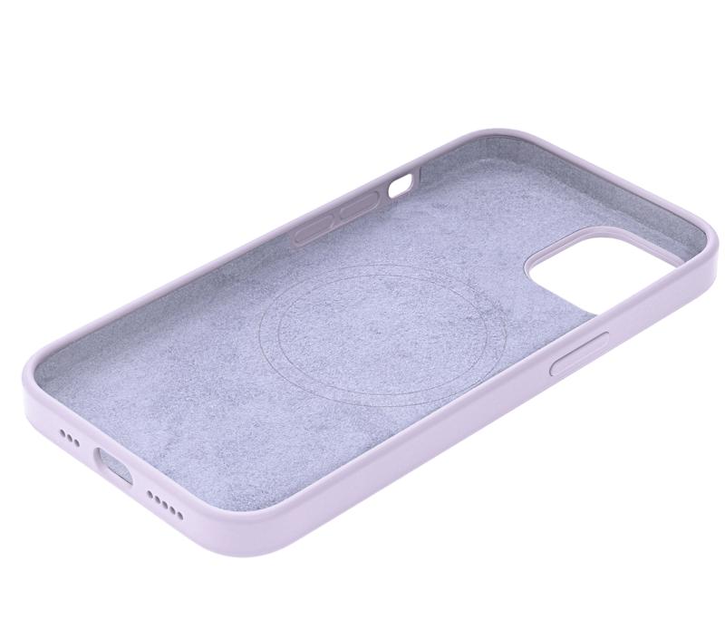 Encuentra el estuche delgado Slim Trance Volta para iPhone 14 MagSafe en Guatemala, disponible en color lila para proteger tu dispositivo.