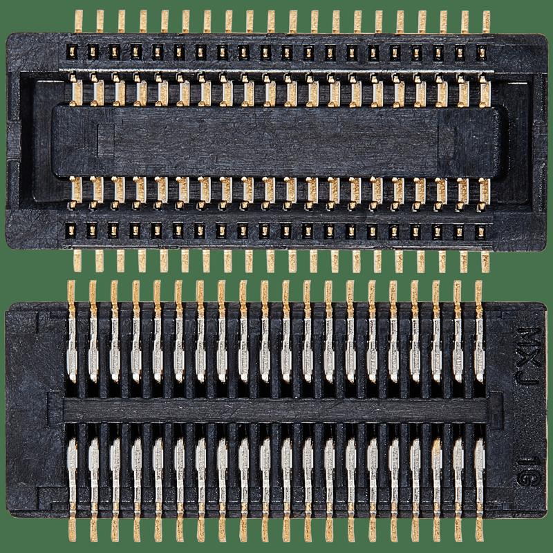 Encuentra el conector FPC para disco duro de Mac Mini de 40 pines en Guatemala para reparaciones y reemplazos con garantía.