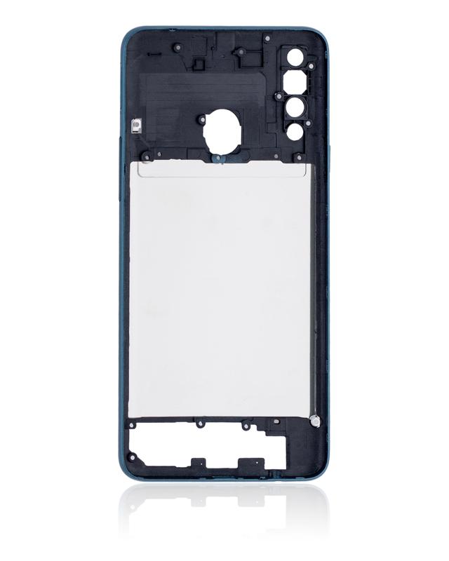 Marco medio compatible para Samsung Galaxy A20S (A207 / 2019) en Guatemala, ideal para reparaciones y servicio técnico de calidad.