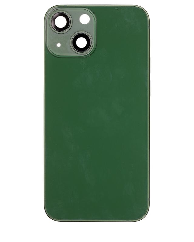 Tapa trasera para iPhone 13 Mini (Version US) Verde con componentes pequeños preinstalados